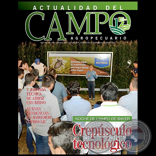 CAMPO AGROPECUARIO - AO 16 - NMERO 189 - MARZO 2017 - REVISTA DIGITAL